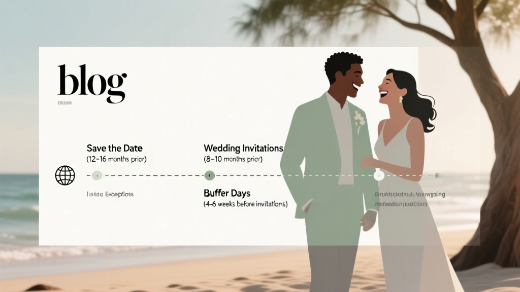 When to send out save the dates and wedding invitations: The exact timeline (with buffer days, destination exceptions, and real couple case studies) that prevents guest list chaos and last-minute RSVP panic.