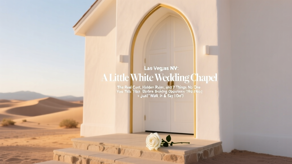 A Little White Wedding Chapel Las Vegas NV: The Real Cost, Hidden Rules, and 7 Things No One Tells You Before Booking (Spoiler: It’s Not Just ‘Walk In & Say I Do’)