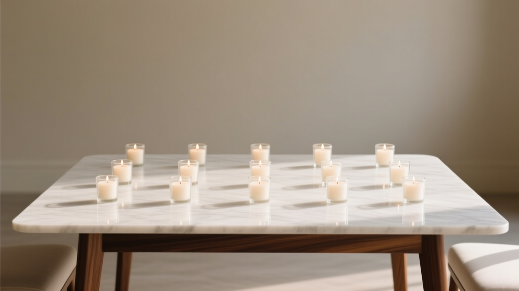 How Many Votives Per Table Wedding? The Exact Formula (Not Guesswork) — Based on Table Size, Guest Count, Safety Codes & Real Vendor Data