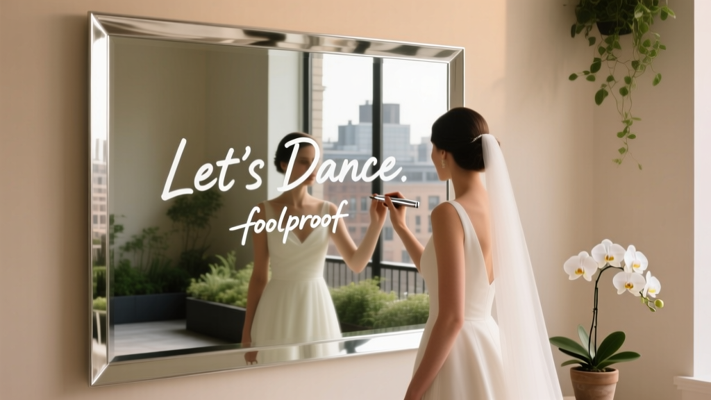 How to Write on a Mirror Wedding: 7 Foolproof, Smudge-Free Techniques (That Won’t Ruin Your $200 Rental Mirror — or Your First Dance Photos)