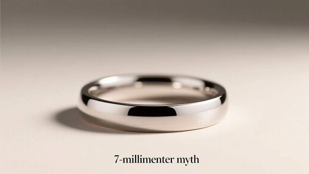 How Wide Should Wedding Band Be? The 7-Millimeter Myth, Comfort Fit Truths, and Why Your Ring Size Changes With Width (Not Just Finger Size)