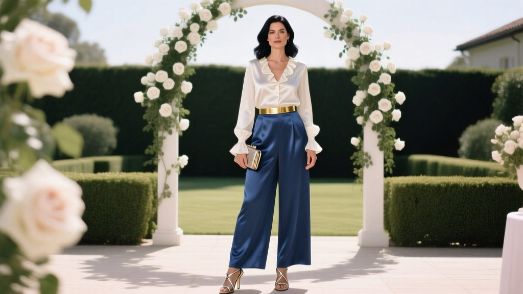 How to Wear Palazzo Pants to a Wedding: 7 Styling Rules That Prevent 'Too Casual' Looks (and Why Your Silk Palazzos Are Actually More Elegant Than You Think)