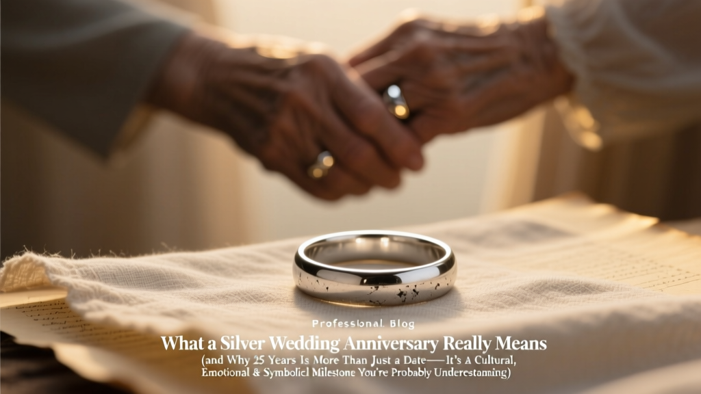 What a Silver Wedding Anniversary Really Means (and Why 25 Years Is More Than Just a Date—It’s a Cultural, Emotional & Symbolic Milestone You’re Probably Underestimating)