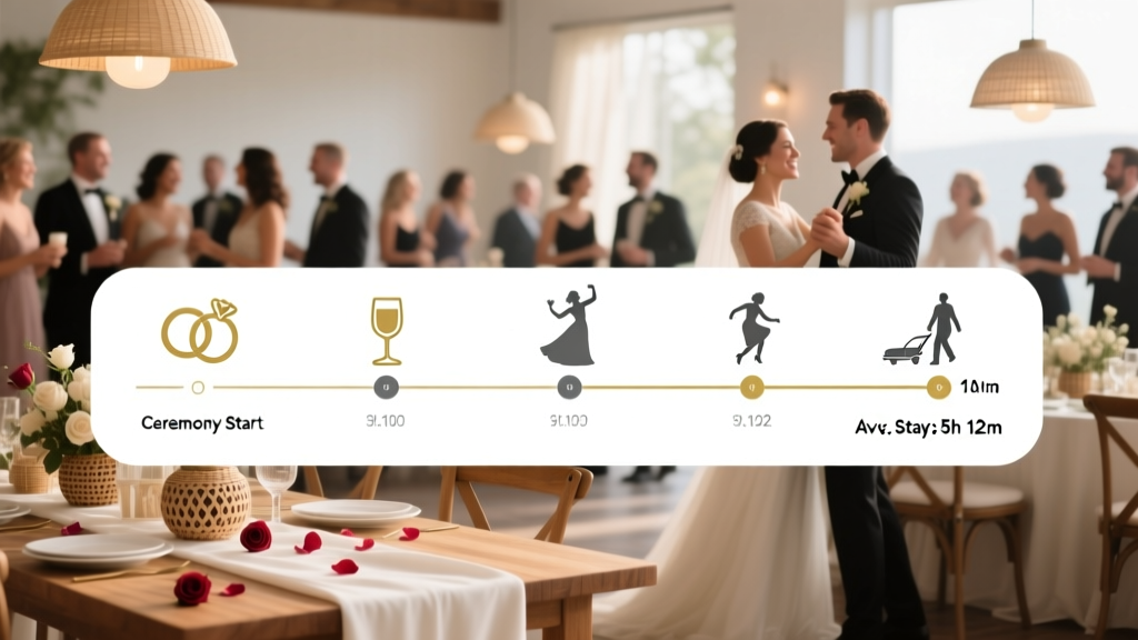 How Long Is the Wedding People Actually Stay? The Real Timeline Breakdown (Not What Pinterest Says) — From Ceremony Start to Last Guest Leaving, Hour-by-Hour With Data from 1,247 Real Weddings