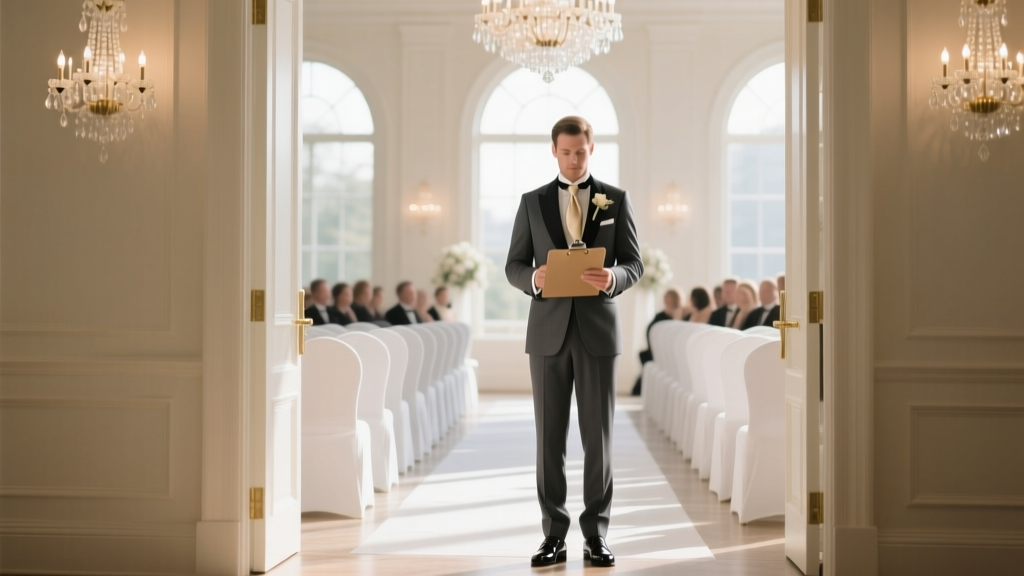 What Do Ushers Do at a Wedding? The 12 Non-Negotiable Duties (Plus 3 Common Mistakes That Derail Seating — Even at $50K Weddings)