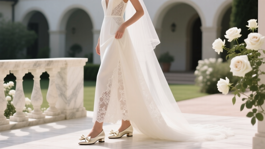 Yes, You Absolutely Can Wear Flats With Your Wedding Dress—Here’s Exactly How to Make Them Look Elegant, Comfortable, and Totally Wedding-Worthy (Without Sacrificing Style or Tradition)