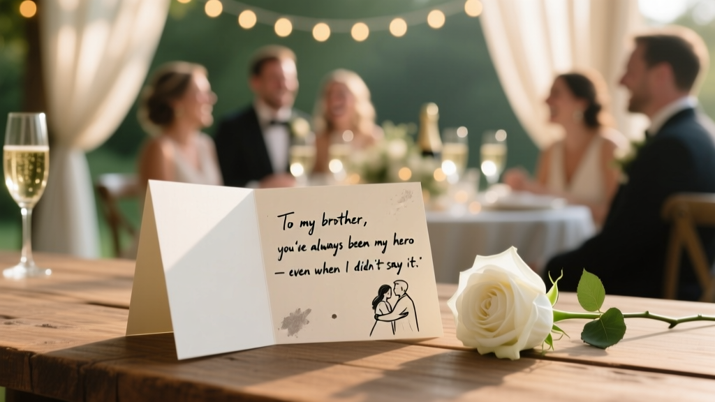 What to Write in Brothers Wedding Card: 7 Real-World Scripts (From Tear-Jerking to Light-Hearted) That Actually Feel Like *You* — Not a Hallmark Robot