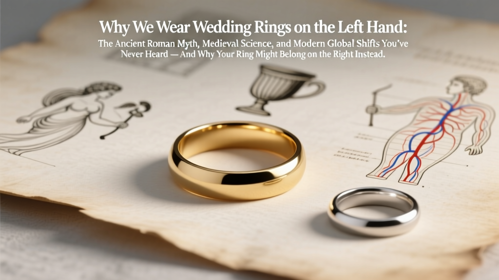 Why We Wear Wedding Rings on the Left Hand: The Ancient Roman Myth, Medieval Science, and Modern Global Shifts You’ve Never Heard — And Why Your Ring Might Belong on the Right Instead