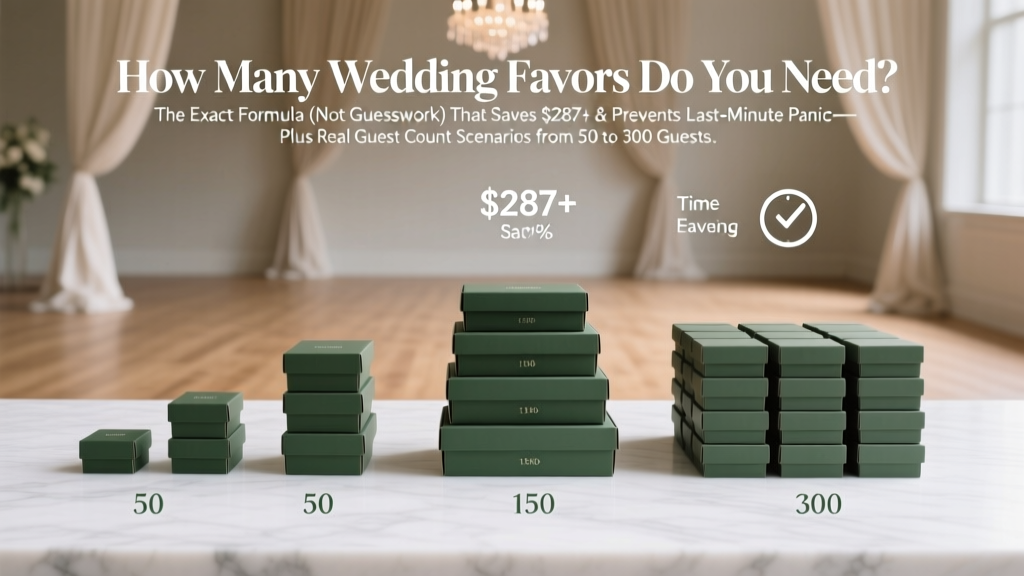How Many Wedding Favors Do You Need? The Exact Formula (Not Guesswork) That Saves $287+ & Prevents Last-Minute Panic—Plus Real Guest Count Scenarios from 50 to 300 Guests