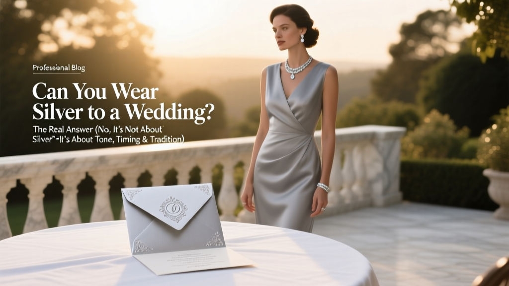 Can You Wear Silver to a Wedding? The Real Answer (No, It’s Not About 'Silver'—It’s About Tone, Timing & Tradition)