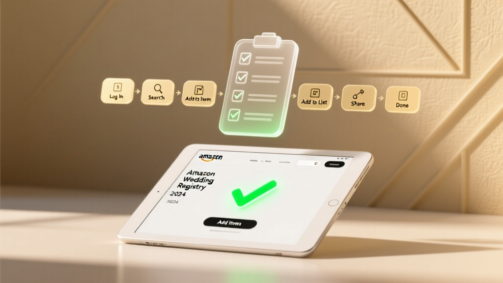 How to Add Things to Amazon Wedding Registry in 2024: A Stress-Free 7-Step Checklist (No Tech Skills or Account Confusion Required)