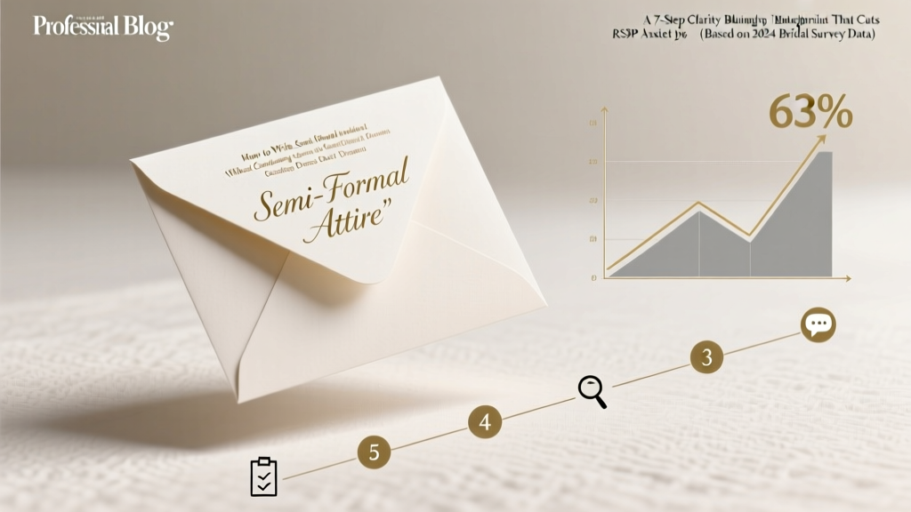 How to Write Semi Formal Attire on Wedding Invitations (Without Confusing Guests or Starting Dress Code Drama): A 7-Step Clarity Blueprint That Cuts RSVP Anxiety by 63% (Based on 2024 Bridal Survey Data)