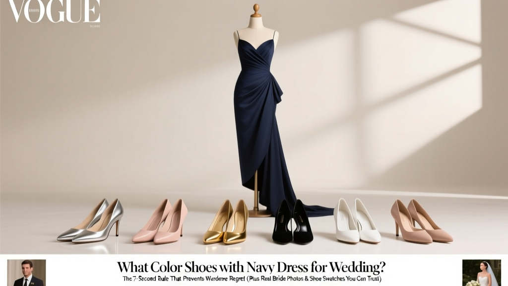What Color Shoes with Navy Dress for Wedding? The 7-Second Rule That Prevents Wardrobe Regret (Plus Real Bride Photos & Shoe Swatches You Can Trust)