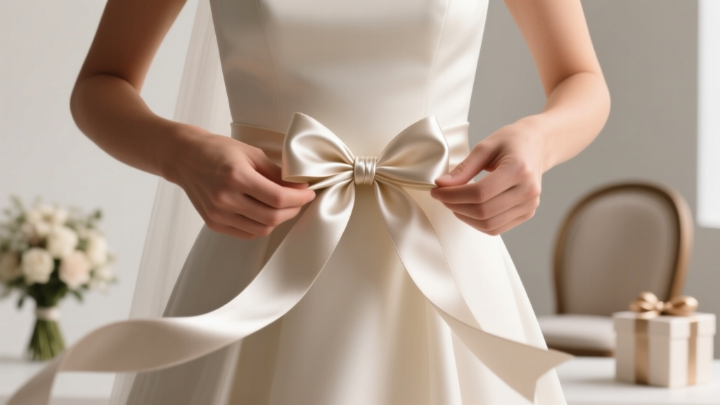 How to Tie a Wedding Bow in Under 90 Seconds (Without Looking Like You’re Fighting Ribbon): The Stress-Free, Photo-Ready Method Pros Use for Bridesmaids’ Bouquets, Chair Backs, and Favors