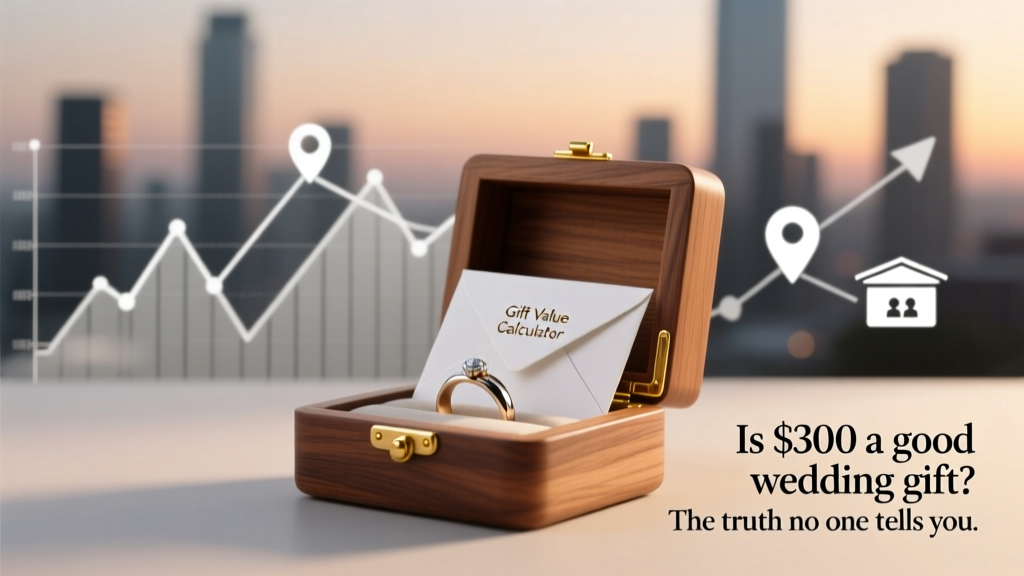Is $300 a good wedding gift? The truth no one tells you: how your relationship, location, wedding cost, and even the couple’s student debt level change what ‘enough’ really means — plus a personalized gift-value calculator you can use in under 60 seconds.