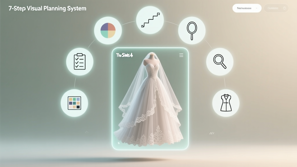 How to Pick Wedding Dress Sims 4: The 7-Step Visual Planning System That Stops Costume Confusion (No More Glitched Veils or Missing Outfits!)