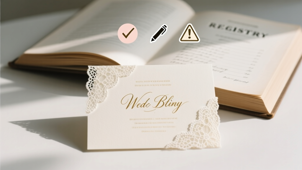 How to Write Registry on Wedding Invitation the Right Way: 7 Mistakes 83% of Couples Make (and How to Avoid Them Before You Print)