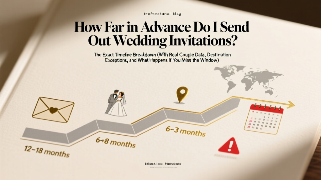 How Far in Advance Do I Send Out Wedding Invitations? The Exact Timeline Breakdown (With Real Couple Data, Destination Exceptions, and What Happens If You Miss the Window)