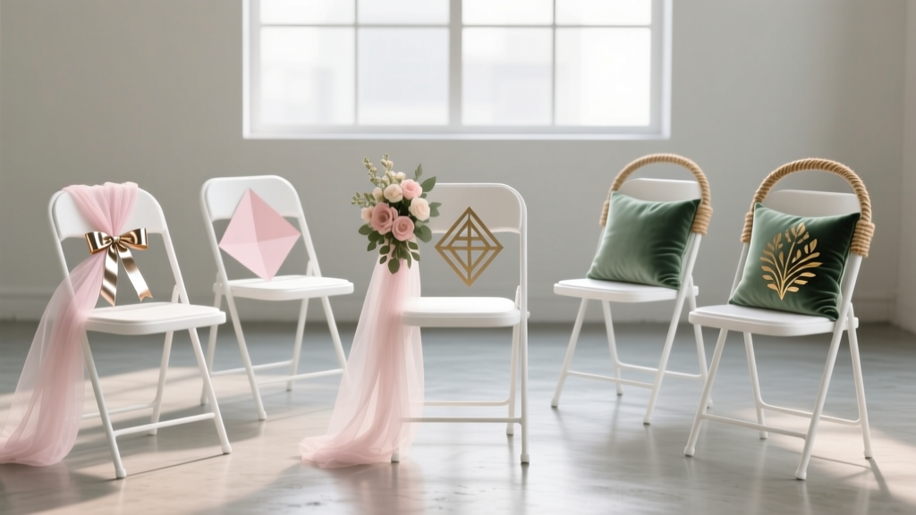 How to Decorate White Folding Chairs for Wedding: 7 Budget-Savvy, Rent-Friendly, & Photo-Ready Techniques That Take Less Than 20 Minutes Per Chair (No Sewing Required!)