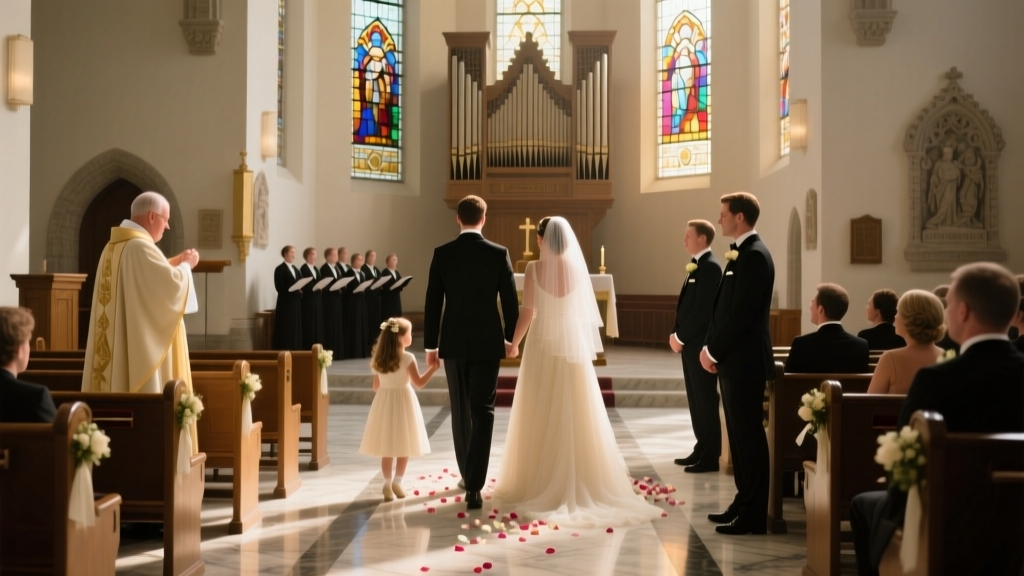 How Long Is a Wedding Ceremony in a Catholic Church? The Real Timeline Breakdown (Not the 20-Minute Myth — Here’s What Actually Happens From Processional to Final Blessing)