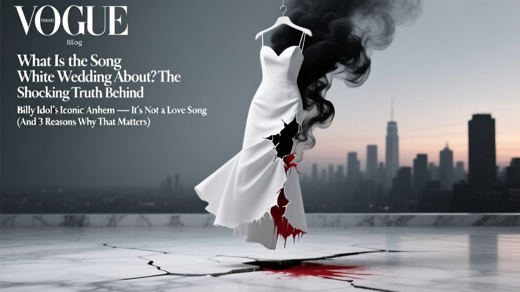 What Is the Song White Wedding About? The Shocking Truth Behind Billy Idol’s Iconic Anthem — It’s Not a Love Song (And 3 Reasons Why That Matters)