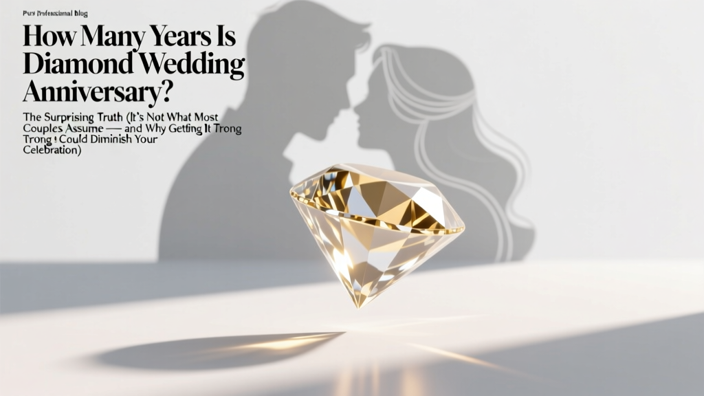 How Many Years Is Diamond Wedding Anniversary? The Surprising Truth (It’s Not What Most Couples Assume — and Why Getting It Wrong Could Diminish Your Celebration)