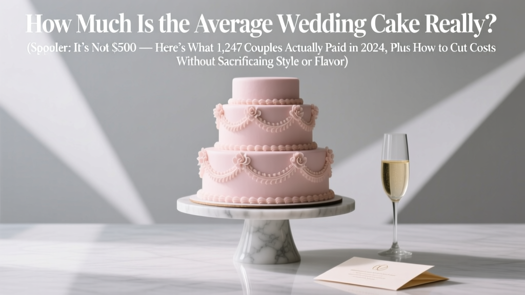 How Much Is the Average Wedding Cake Really? (Spoiler: It’s Not $500 — Here’s What 1,247 Couples Actually Paid in 2024, Plus How to Cut Costs Without Sacrificing Style or Flavor)