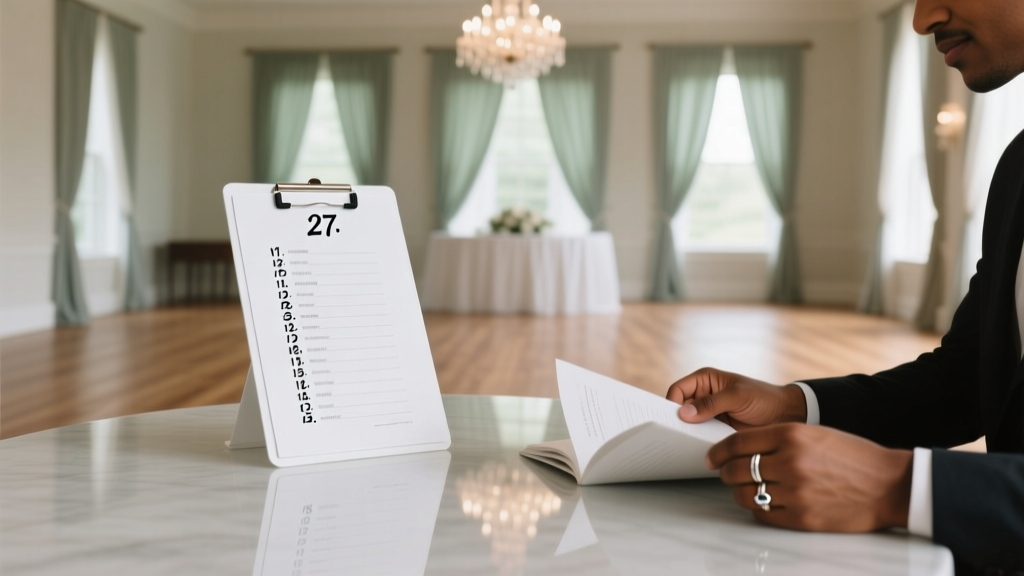 What Questions to Ask Wedding Venue Managers (Before You Sign Anything): The 27-Point Checklist That Saved One Couple $8,400—and Prevented a Rainy-Day Disaster