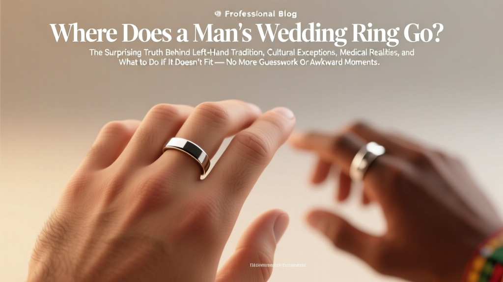 Where Does a Man's Wedding Ring Go? The Surprising Truth Behind Left-Hand Tradition, Cultural Exceptions, Medical Realities, and What to Do If It Doesn’t Fit — No More Guesswork or Awkward Moments