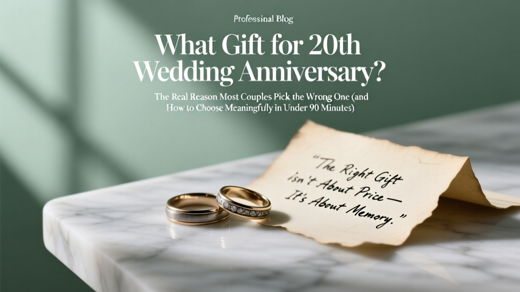What Gift for 20th Wedding Anniversary? The Real Reason Most Couples Pick the Wrong One (and How to Choose Meaningfully in Under 90 Minutes)