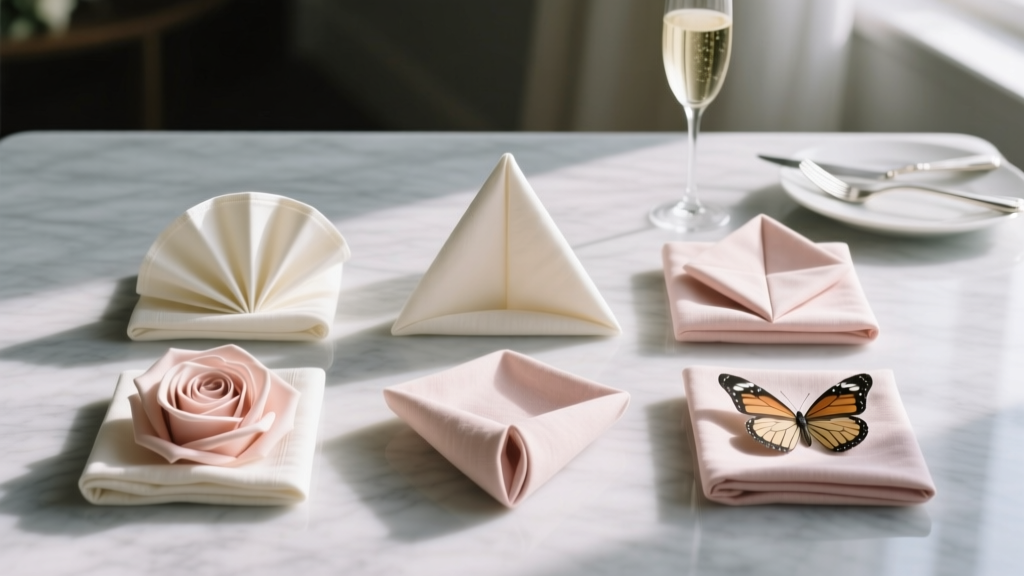 How to Fold Cloth Napkins for a Wedding: 7 Stunning, Stress-Free Folds (That Take Under 90 Seconds Each — No Experience Needed)
