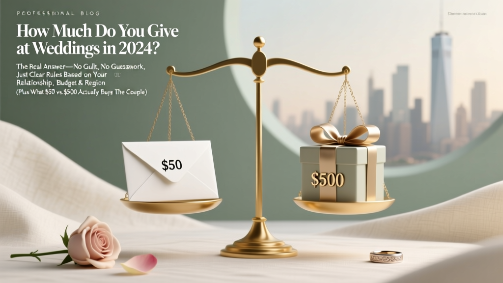 How Much Do You Give at Weddings in 2024? The Real Answer—No Guilt, No Guesswork, Just Clear Rules Based on Your Relationship, Budget & Region (Plus What $50 vs. $500 Actually Buys the Couple)
