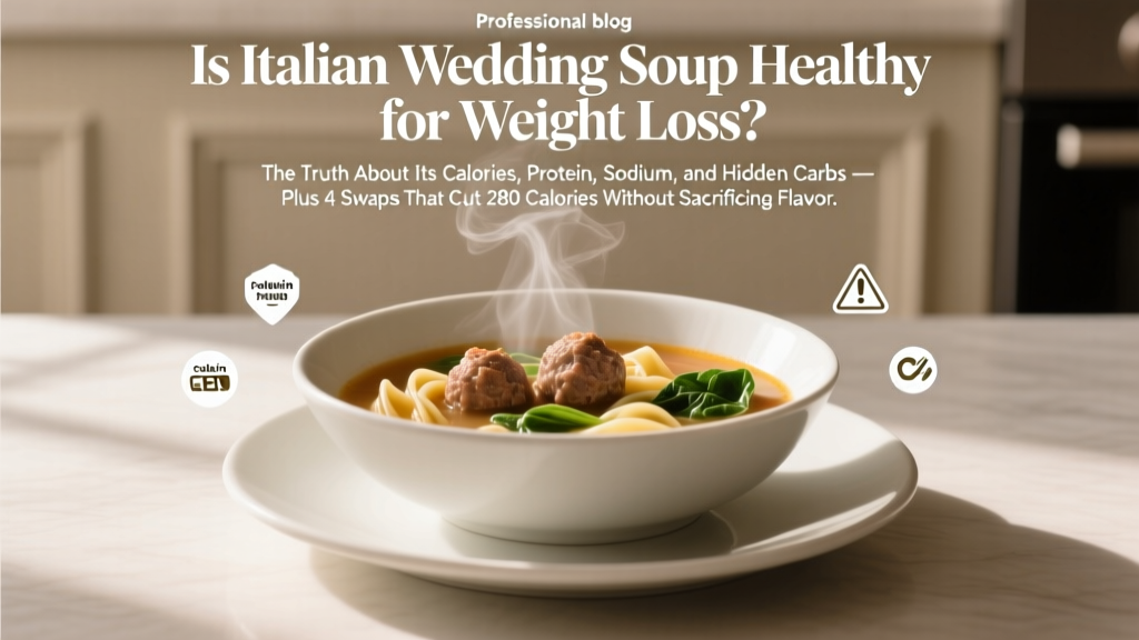 Is Italian Wedding Soup Healthy for Weight Loss? The Truth About Its Calories, Protein, Sodium, and Hidden Carbs — Plus 4 Swaps That Cut 280 Calories Without Sacrificing Flavor