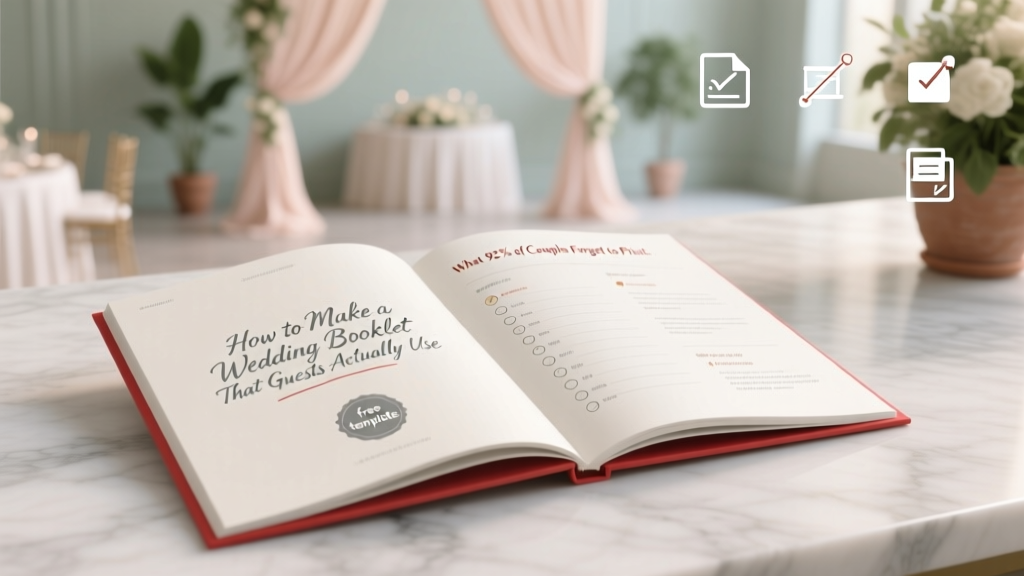 How to Make a Wedding Booklet That Guests Actually Use (Not Just Toss in the Trash): 7 Foolproof Steps Including Free Templates, Timeline Tips, and What 92% of Couples Forget to Print on Page 3