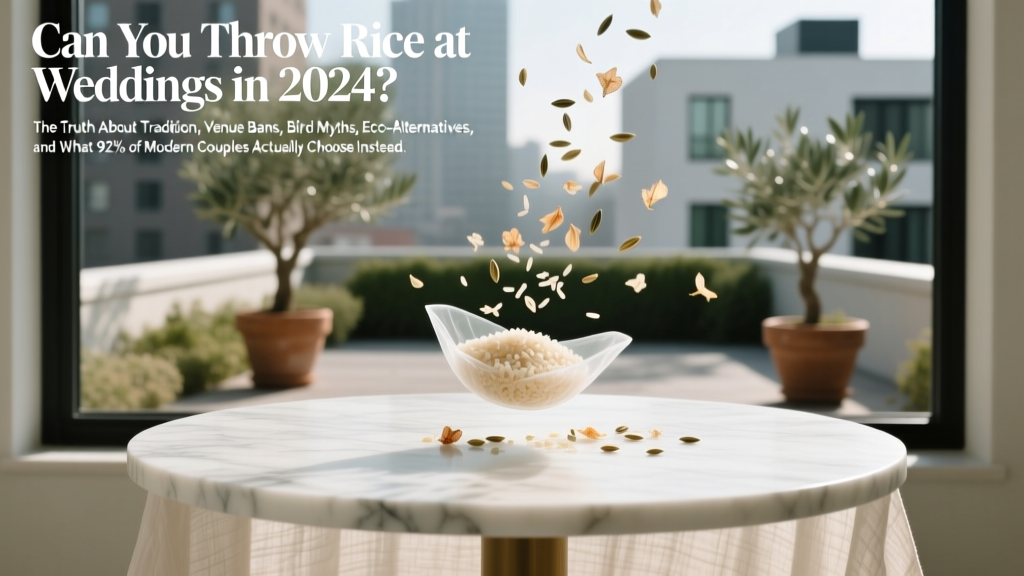 Can You Throw Rice at Weddings in 2024? The Truth About Tradition, Venue Bans, Bird Myths, Eco-Alternatives, and What 92% of Modern Couples Actually Choose Instead