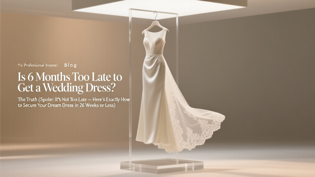 Is 6 Months Too Late to Get a Wedding Dress? The Truth (Spoiler: It’s Not Too Late — Here’s Exactly How to Secure Your Dream Dress in 26 Weeks or Less)