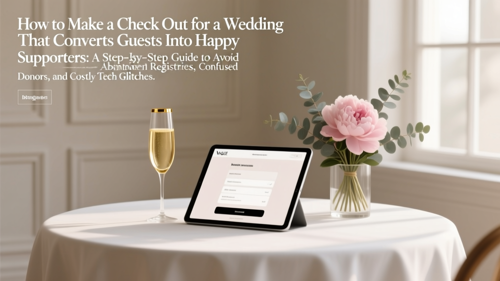 How to Make a Check Out for a Wedding That Converts Guests Into Happy Supporters: A Step-by-Step Guide to Avoid Abandoned Registries, Confused Donors, and Costly Tech Glitches