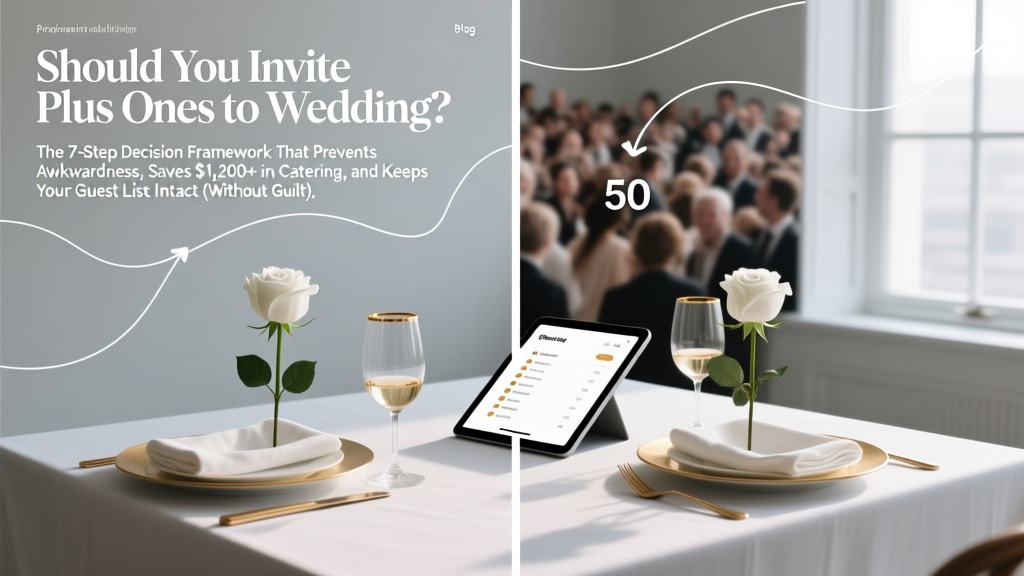 Should You Invite Plus Ones to Wedding? The 7-Step Decision Framework That Prevents Awkwardness, Saves $1,200+ in Catering, and Keeps Your Guest List Intact (Without Guilt)