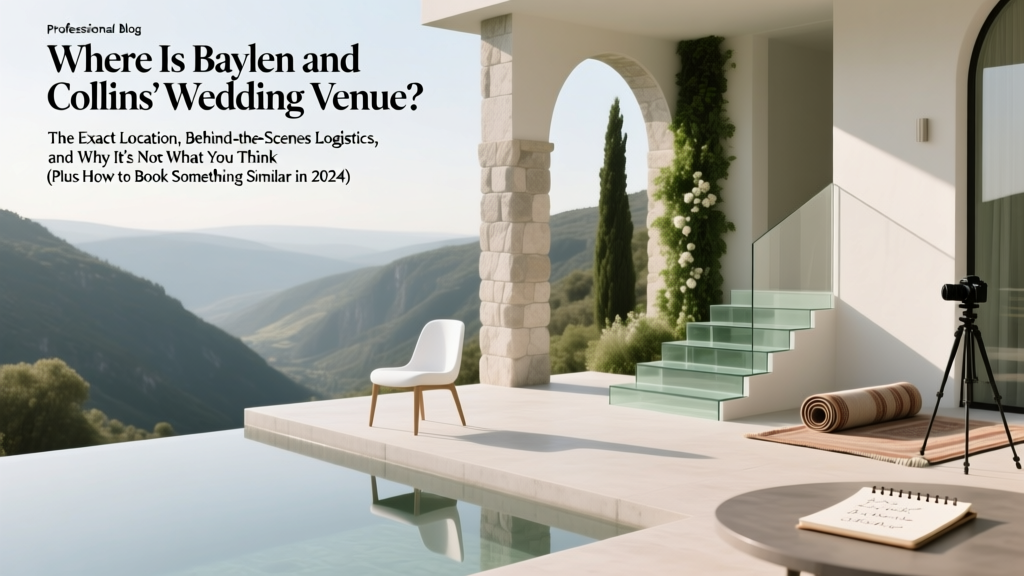 Where Is Baylen and Collins’ Wedding Venue? The Exact Location, Behind-the-Scenes Logistics, and Why It’s Not What You Think (Plus How to Book Something Similar in 2024)