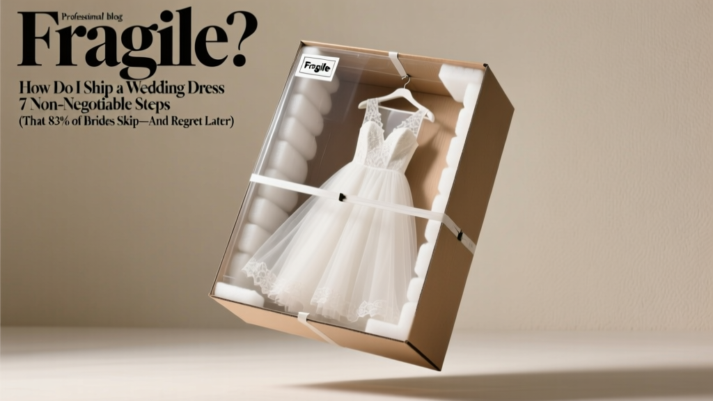 How Do I Ship a Wedding Dress Safely? 7 Non-Negotiable Steps (That 83% of Brides Skip—And Regret Later)