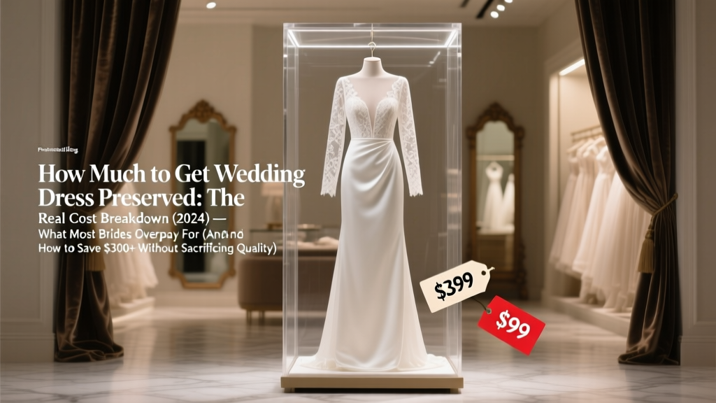 How Much to Get Wedding Dress Preserved: The Real Cost Breakdown (2024) — What Most Brides Overpay For (And How to Save $300+ Without Sacrificing Quality)