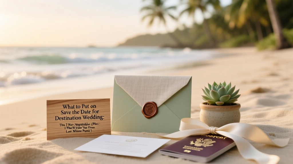 What to Put on Save the Date for Destination Wedding: The 7 Non-Negotiables (Plus 3 That’ll Save You From Last-Minute Panic)