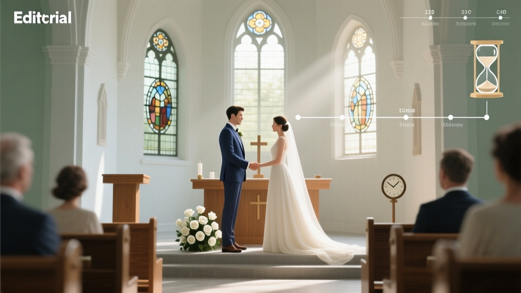 How Long Do Church Wedding Ceremonies Last? The Real Timeline (Not the '30-Minute Myth') — Plus Exact Breakdowns by Denomination, Customization Options, and How to Trim or Extend Without Offending Your Pastor