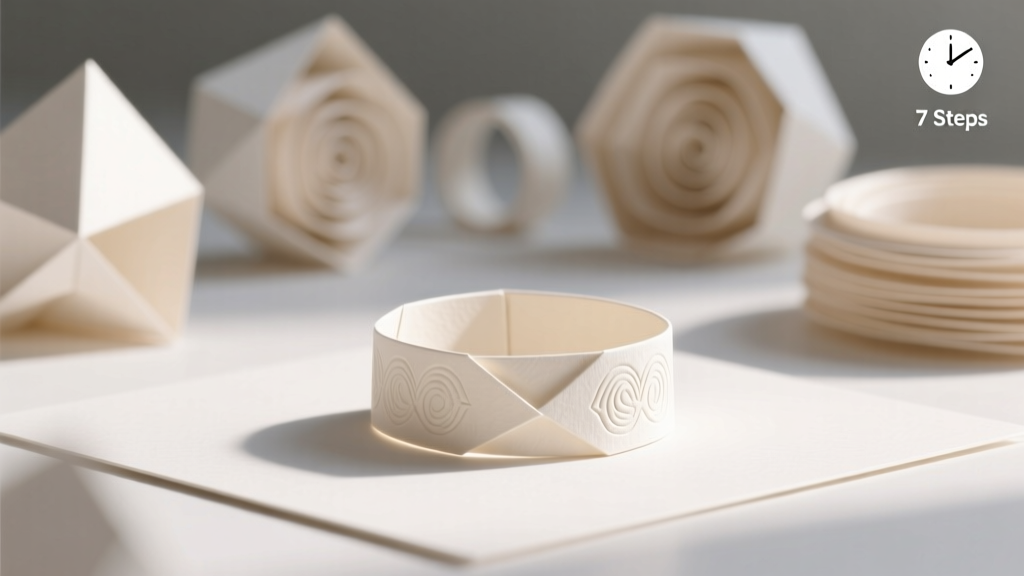 How to Make a Paper Wedding Ring: 7 Foolproof Steps (No Glue Gun Required) + Why 83% of Couples Who Try It Skip Metal Rings Entirely