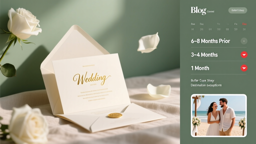 How Soon Before Wedding Do You Send Invites? The Exact Timeline (With Buffer Days, Destination Exceptions & Real Couple Case Studies)