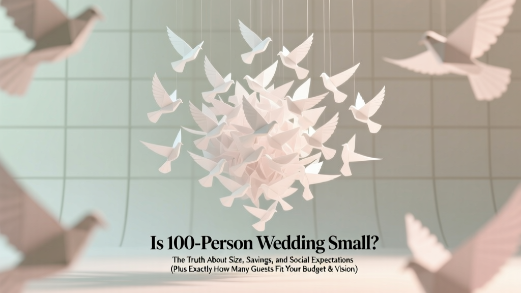 Is 100 Person Wedding Small? The Truth About Size, Savings, and Social Expectations (Plus Exactly How Many Guests Fit Your Budget & Vision)