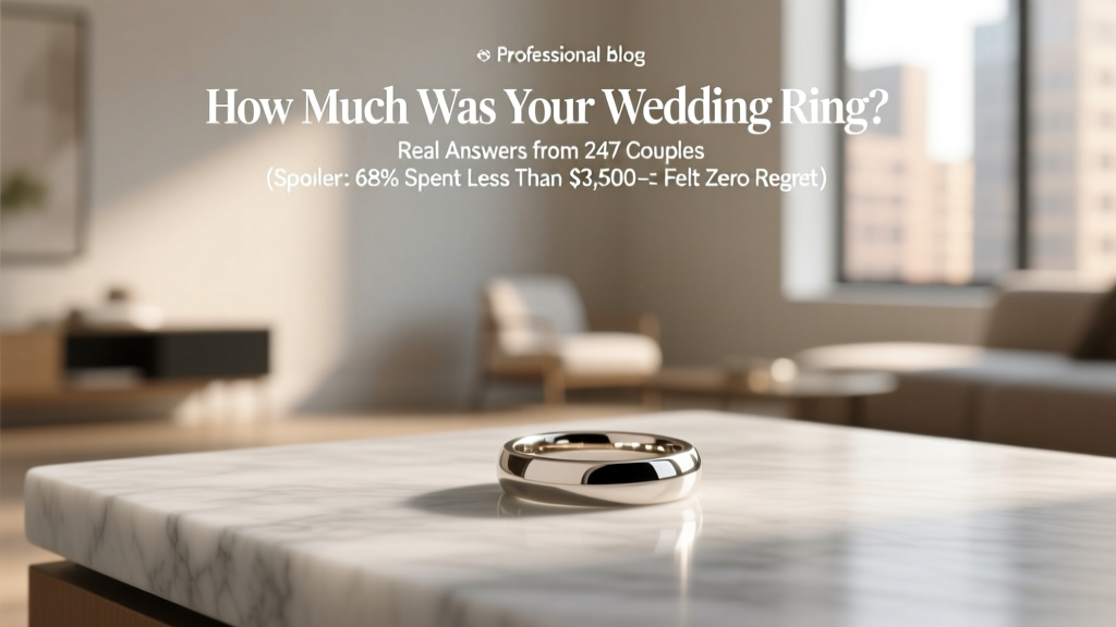 How Much Was Your Wedding Ring? Real Answers from 247 Couples (Spoiler: 68% Spent Less Than $3,500—and Felt Zero Regret)