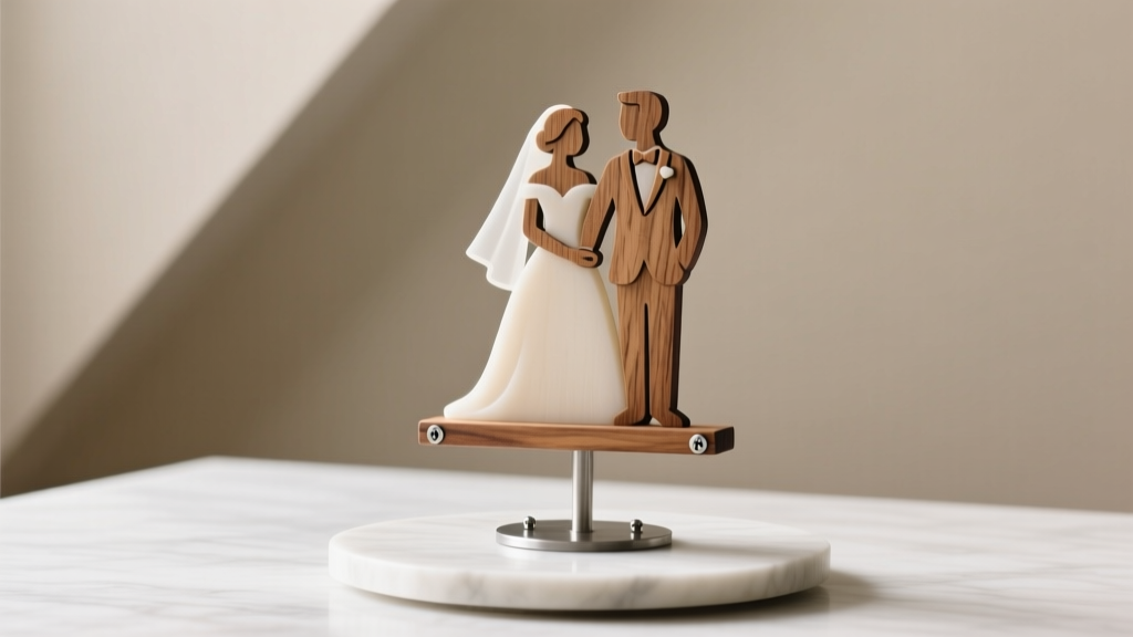 How to Make a Wedding Cake Topper That Actually Stands Straight, Stays Secure, and Looks Handcrafted (Not Homemade-Hack) — 7 Foolproof Steps You Can Finish in Under 90 Minutes