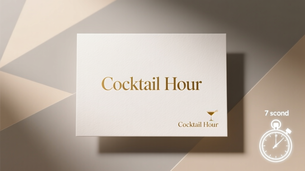 How to Word Cocktail Hour on Wedding Invitation: The 7-Second Rule (Skip the Awkward 'Cocktail Hour' Confusion & Get RSVPs Right the First Time)