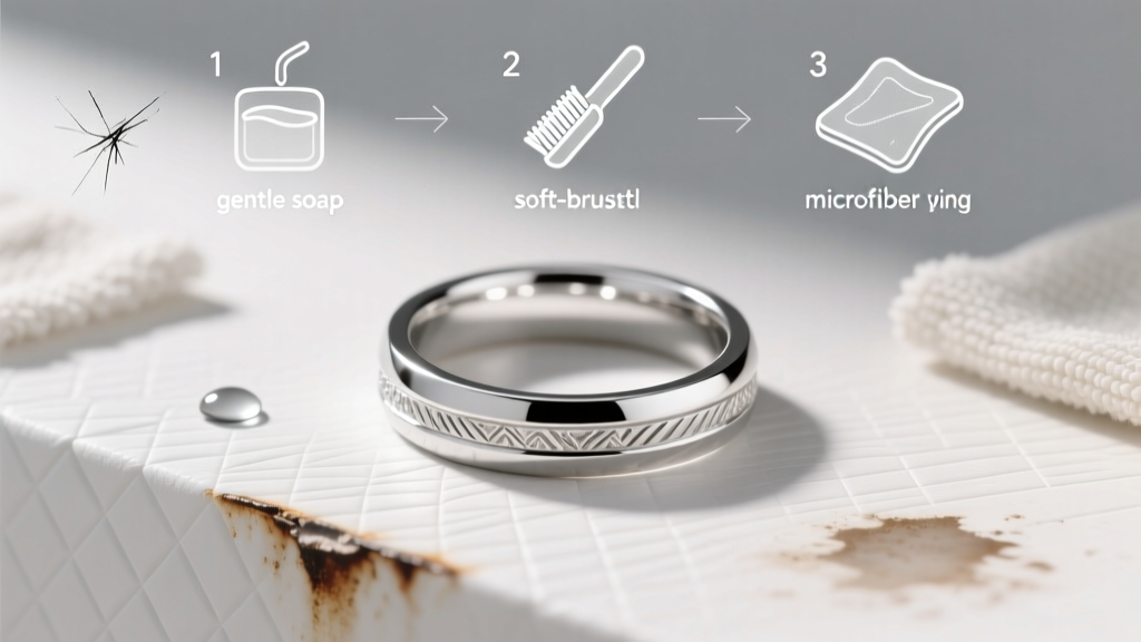 How to Clean Platinum Wedding Band Safely: 5 Mistakes That Scratch, Dull, or Devalue Your Ring (and the 3-Step Method Jewelers Use Daily)